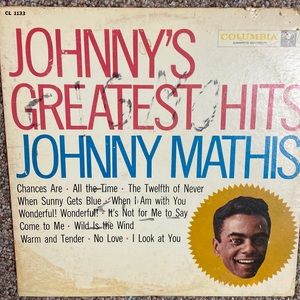 Johnny Mathis – Johnny's Greatest Hits- 1958 - Columbia Record Vinyl LP